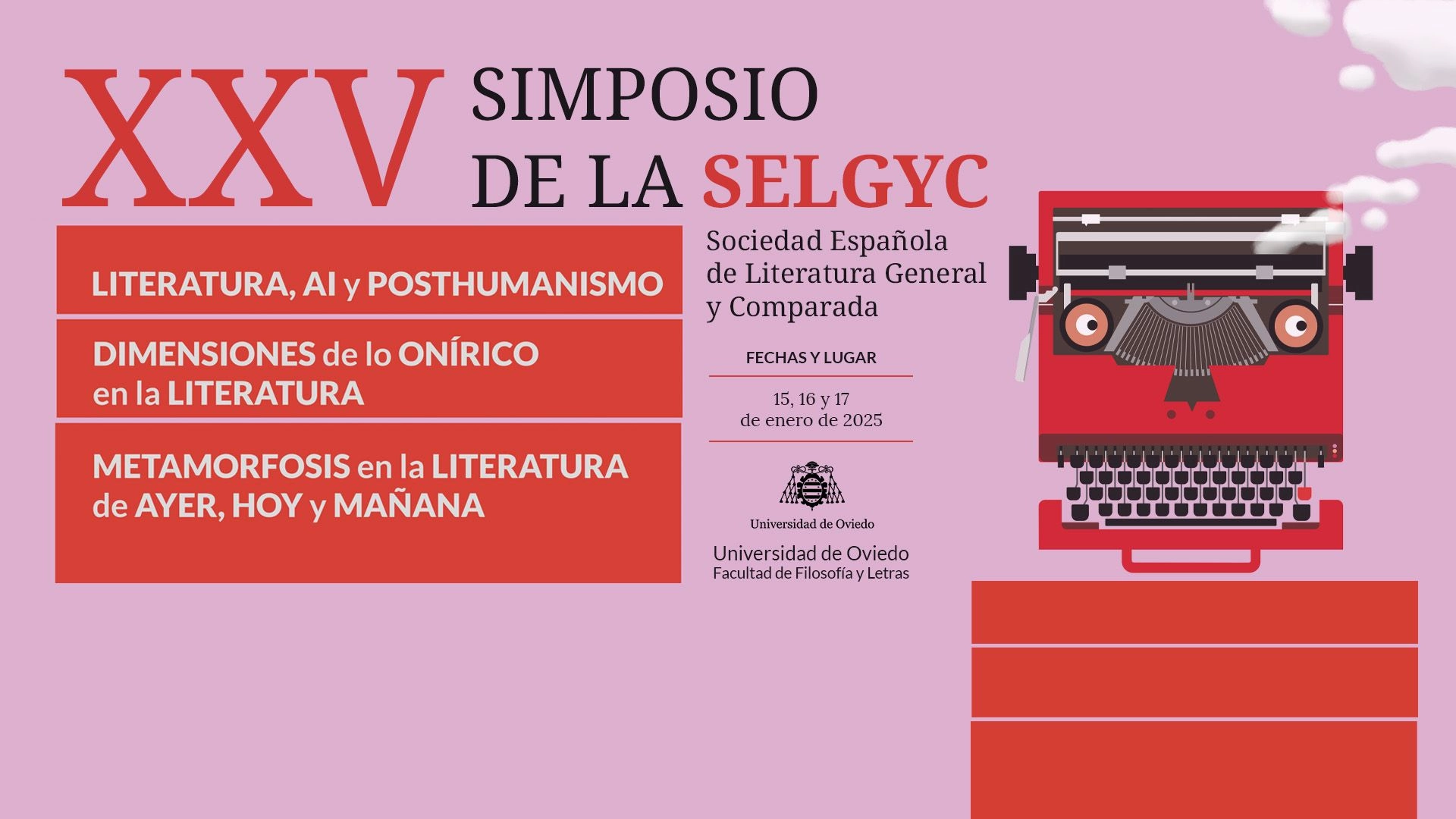 XXV Simposio de la SELGYC, Universidad de Oviedo, 15 a 17 de enero de 2025